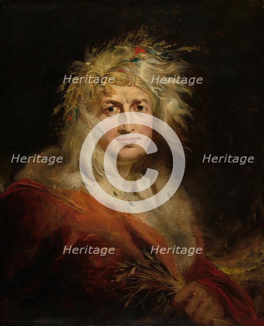 David Garrick as King Lear, c. 1815. Creator: Richard Westall.