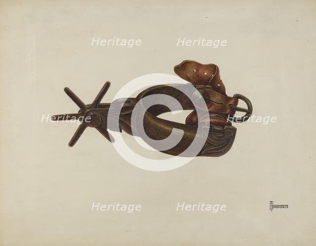 Spur, c. 1939. Creator: Gerald Transpota.