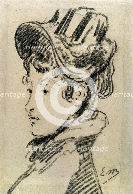 'Madame Jules Guillemet', c1880.  Artist: Edouard Manet