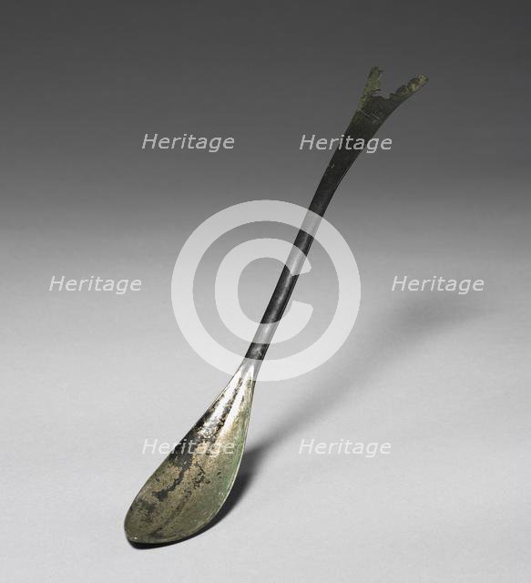 Spoon with Fish-Tail Design, 918-1392. Creator: Unknown.
