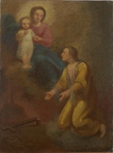 St Jan Kanty before Our Lady, 1870. Creator: Aleksander Kotsis.