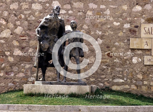 Monument dedicated to the 'Lazarillo de Tormes' in the city of Salamanca.