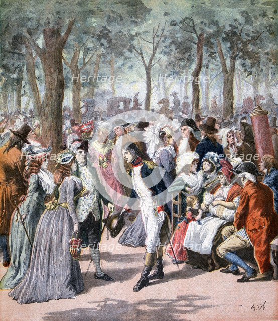 The fashion in 1794, 1894. Artist: Frederic Lix