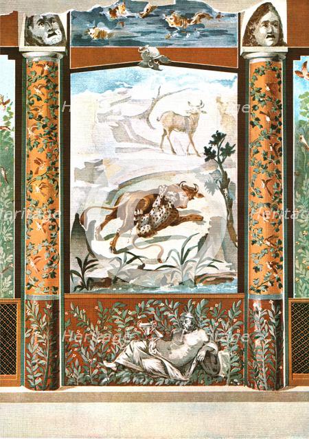 Wall decoration, Pompeii, Italy, (1928). Creator: Unknown.