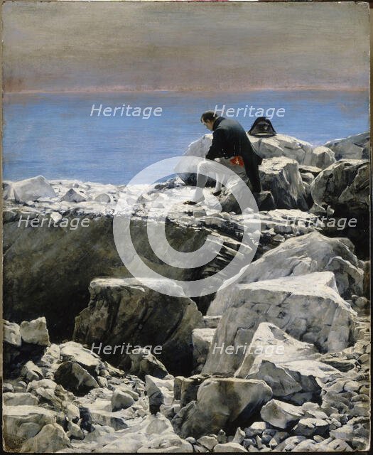 C'est fini: Napoléon Ier à Sainte-Hélène. Creator: Rex, Oscar (1857-1929).