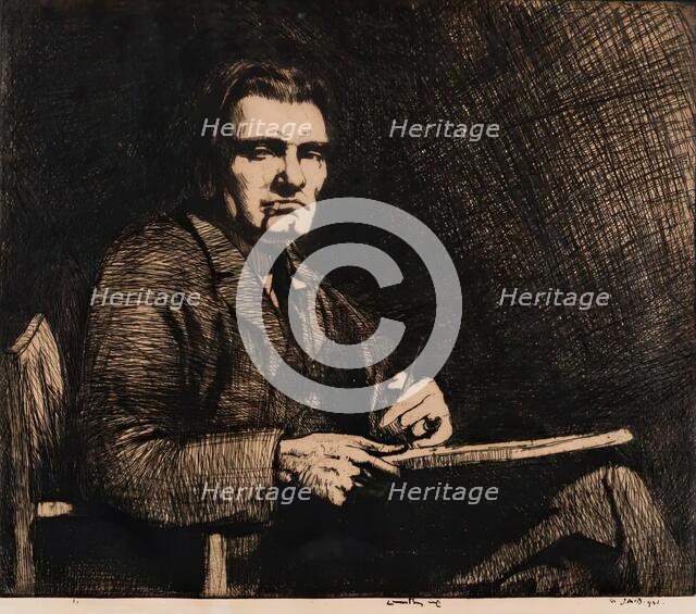 James McBey LLd, 1921. Creator: Ernest Stephen Lumsden.