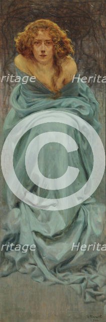 Il Dolore (The Grief). L'enigma umano (The Human Enigma) Triptych, 1900.