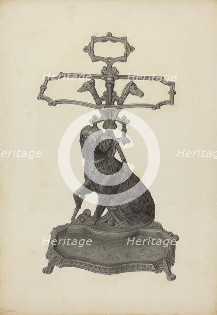 Umbrella Stand, c. 1939. Creator: Milton Grubstein.