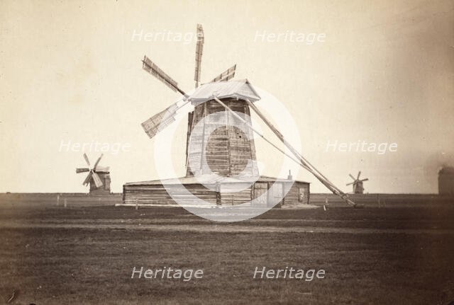 Windmills near Omsk, 1885. Creator: Unknown.