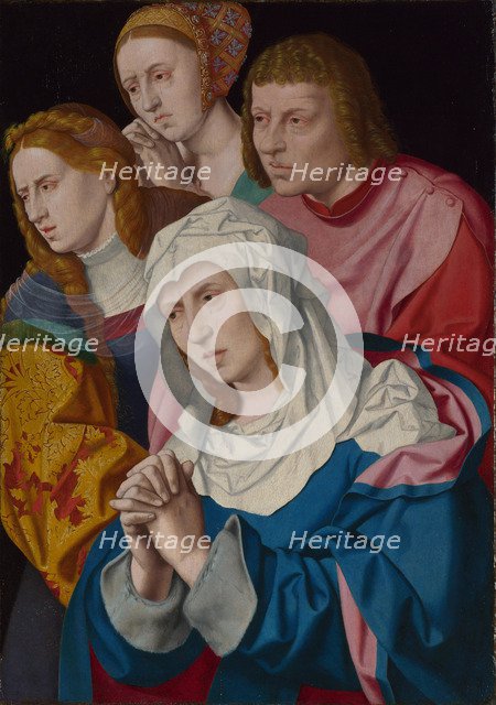 The Virgin, Saint John, Saint Mary Magdalene and a Holy Woman, c.1535. Artist: Bruyn, Bartholomaeus (Barthel), the Elder (1493-1555)