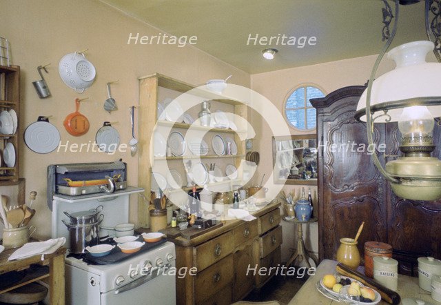 Elizabeth David's kitchen, 1965.  Artist: Tony Evans