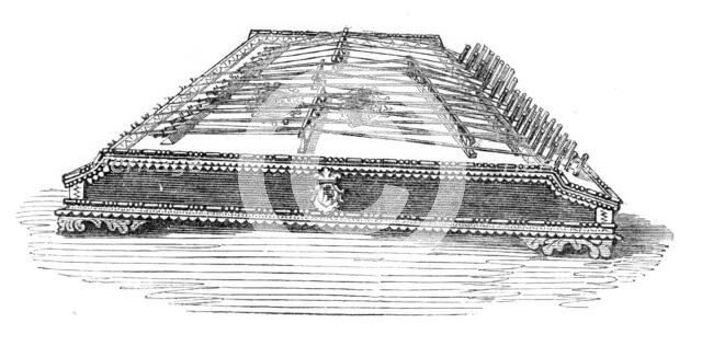Musical Instruments at the South Kensington Museum: Dulcimer, 1870. Creator: Unknown.