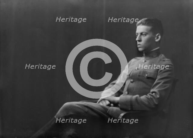 Lieutenant H. Wanger, portrait photograph, 1918 Sept. 20. Creator: Arnold Genthe.