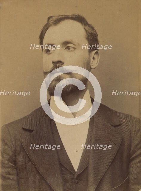 Bertani. Orsini. 24 ou 25 ans, né à Florence (Italie). Sans profession. Anarchiste. 18/3/94, 1894. Creator: Alphonse Bertillon.