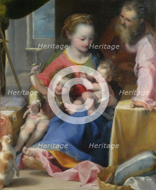 The Madonna of the Cat (La Madonna del Gatto), ca. 1575. Artist: Barocci, Federigo (1528-1612)