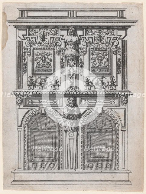Furniture Design, 1530-85. Creator: Jacques Androuet Du Cerceau.