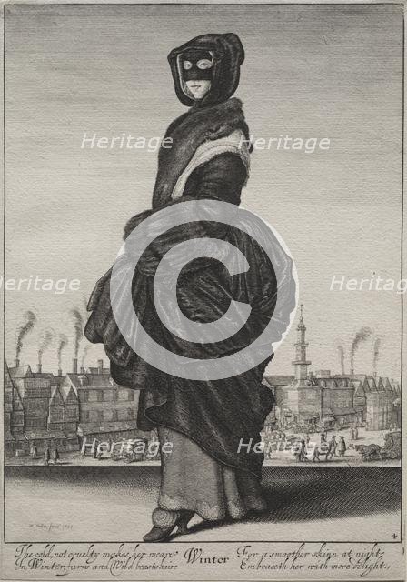 The Seasons: Winter, 1643-1644. Creator: Wenceslaus Hollar (Bohemian, 1607-1677).