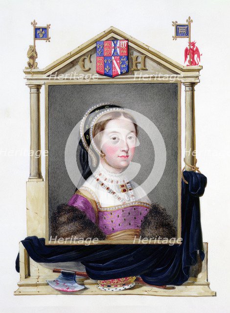 Catherine Howard, fifth wife and Queen of Henry VIII, (1825). Artist: Sarah, Countess of Essex