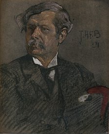 'Portrait of Alfred East', c1902. Artist: John Henry Frederick Bacon.