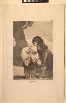 Caprichos: Hush!. Creator: Francisco de Goya (Spanish, 1746-1828).