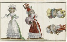 Cabinet des Modes, ou les Modes nouvelles, 1786-1788. Artist: Anonymous  