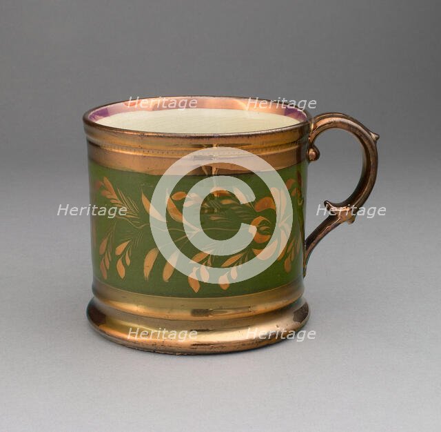 Mug, Staffordshire, c. 1830. Creator: Staffordshire Potteries.