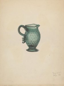 Cream Pitcher, c. 1938. Creator: John Dana.