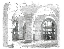 Corridor, Newgate Prison, 1850. Creator: Unknown.