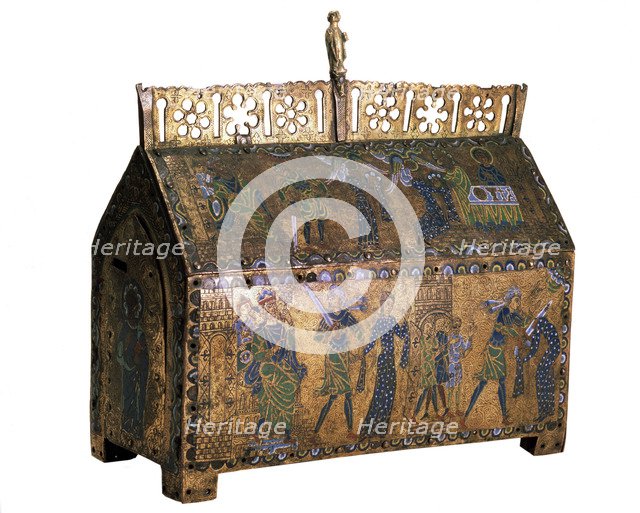 'Reliquary with scenes from the Life of Saint Valeria', c1170. Artist: Unknown