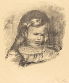 Claude Renoir, head lowered (Claude Renoir, la tete baissee), 1904. Creator: Pierre-Auguste Renoir.