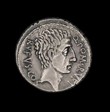 Coin Portraying Q. Pompeius Rufus, 54 BCE. Creator: Unknown.