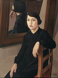 Girl before a Mirror, 1932. Creator: Cagnaccio di San Pietro (1897-1946).
