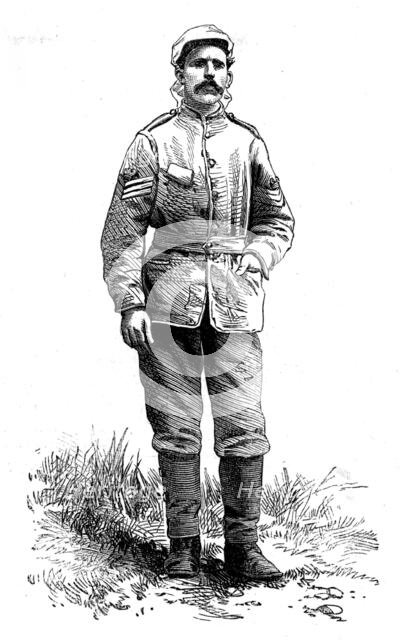 The Ashantee War: uniform for the soldiers of the expedition, 1873. Creator: Unknown.