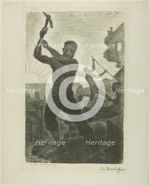 The Wreckers, 1896. Creator: Paul Signac.