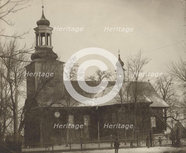 Church of St James the Apostle - view from the south, Czermin, between 1910-1914. Creator: Pelagia Gdeczyk.