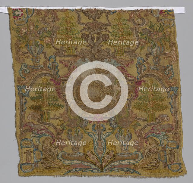 Chair Seat, France, 17th century. Creator: Unknown.