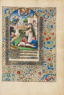 A Burial; Book of Hours, about 1440-1450. Creator: Workshop of the Bedford Master.