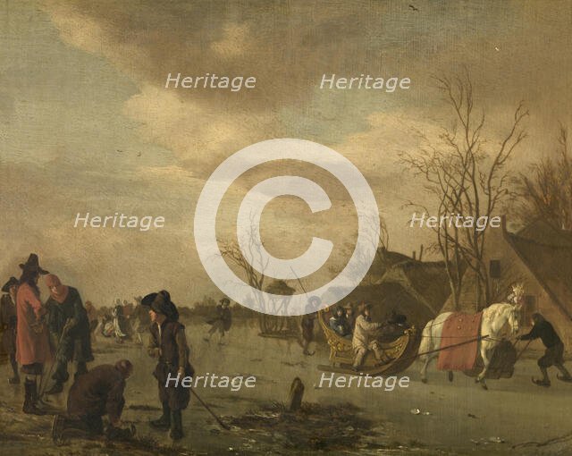 Winter Pleasures, 1662. Creator: Adriaen van de Velde.