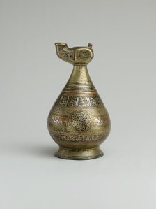 Ewer with Lamp-Shaped Spout, Iran, 12th century. Creator: Unknown.