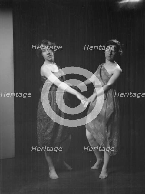 Caracceole, Princess, and Mlle. Artska, 1924 May 9. Creator: Arnold Genthe.