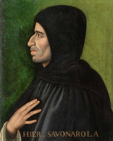 Portrait of Girolamo Savonarola, before 1521. Creator: Anonymous.