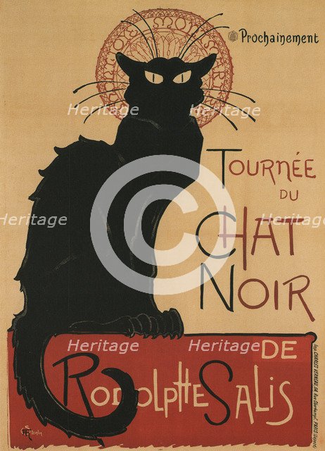 Tournee du Chat Noir, 1896. Artist: Steinlen, Théophile Alexandre (1859-1923)