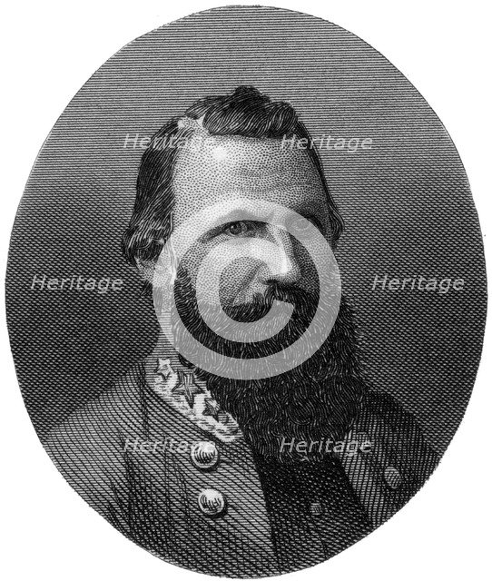 James Ewell Brown Stuart, Confederate general, 1862-1867.Artist: J Rogers