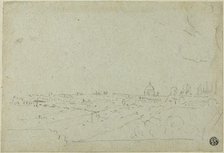 View of Saint Peter's from the Palace of the Caesars, with Circus Maximus Below, n.d. Creator: Richard Wilson.