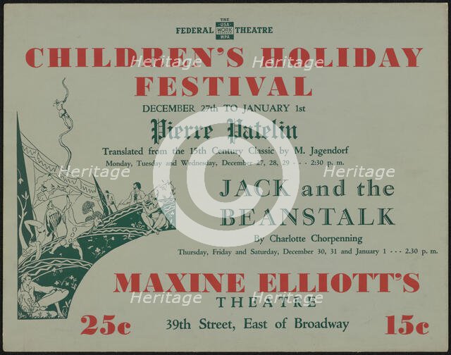 Children's Holiday Festival, New York, [1930s]. Creator: Unknown.