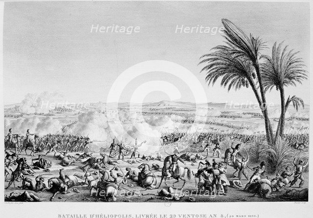 Battle of Heliopolis, Egypt, 20 March 1800. Creator: Anon.