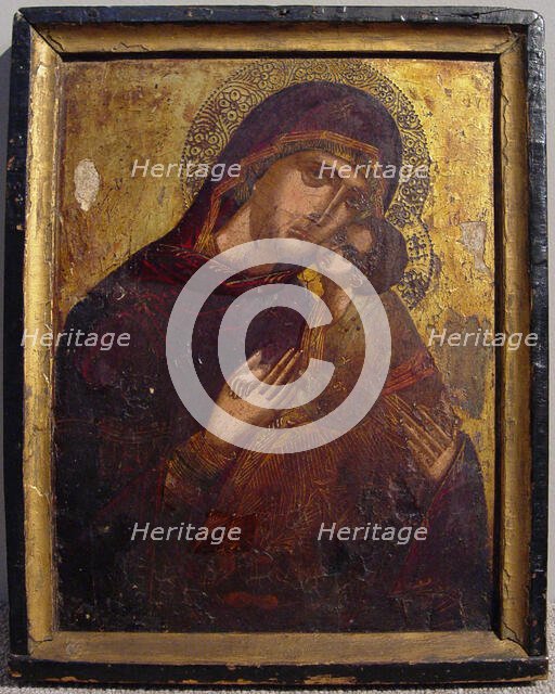 Icon with the Virgin and Child, c. 1500. Creator: Unknown.