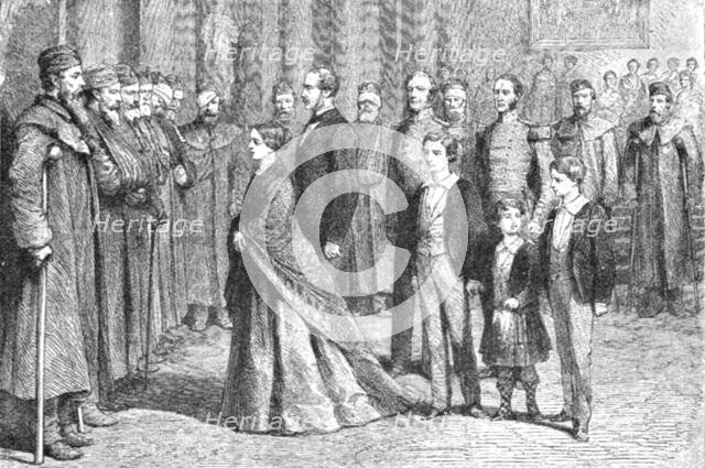 'H.R.H. The Prince of Wales accompanying Her Majesty at the Decoration of the Crimea...', 1891. Creator: Unknown.