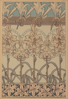 Textile design, c. 1900.