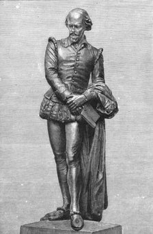''M. Paul Fournier's Statue of Shakespeare, presented to the city of Paris by Mr. Knighton', 1888. Creator: Paul Fournier.